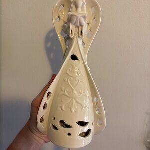 Cream Ceramic Angel Figurine